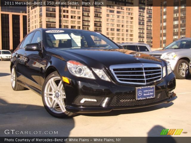 2011 Mercedes-Benz E 350 4Matic Sedan in Black