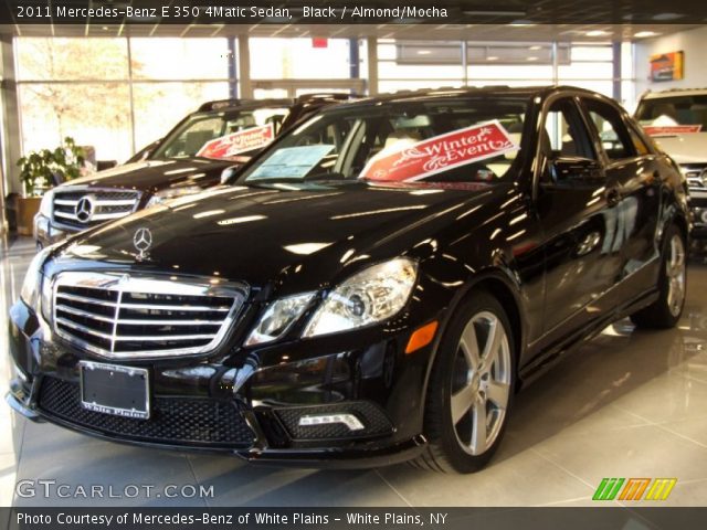 2011 Mercedes-Benz E 350 4Matic Sedan in Black