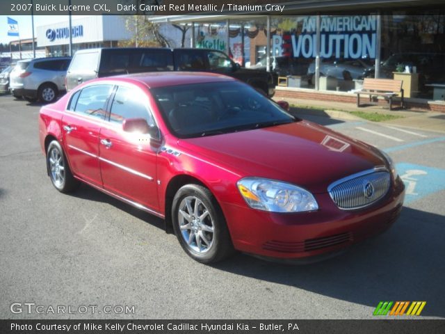 2007 Buick Lucerne CXL in Dark Garnet Red Metallic