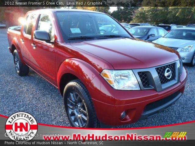 2012 Nissan Frontier S Crew Cab in Lava Red