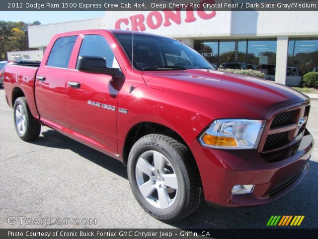 2012 Dodge Ram 1500 Express Crew Cab 4x4 in Deep Cherry Red Crystal Pearl