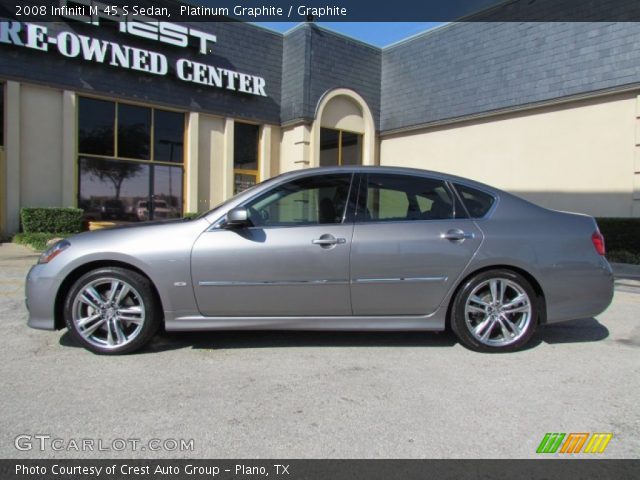 2008 Infiniti M 45 S Sedan in Platinum Graphite