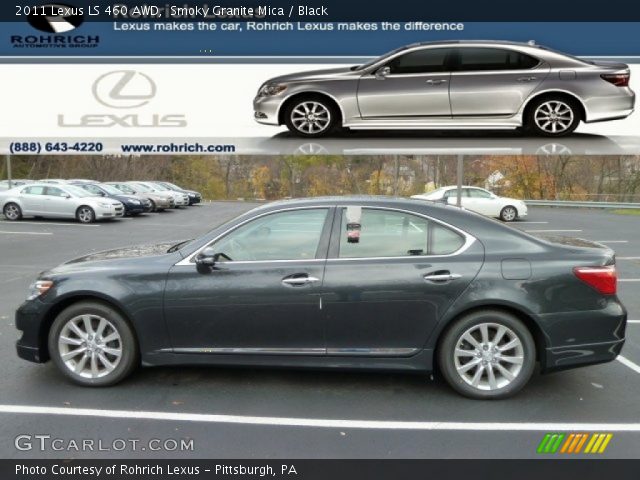 2011 Lexus LS 460 AWD in Smoky Granite Mica