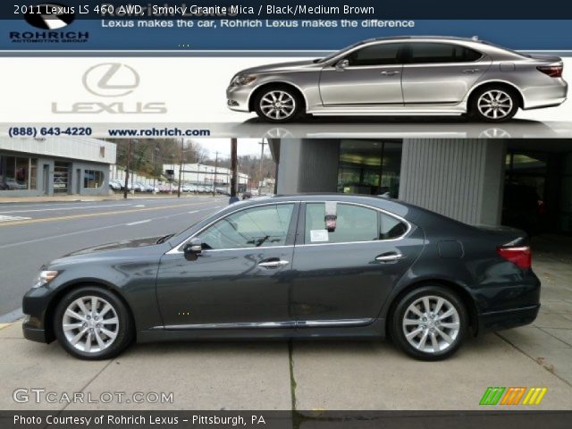 2011 Lexus LS 460 AWD in Smoky Granite Mica
