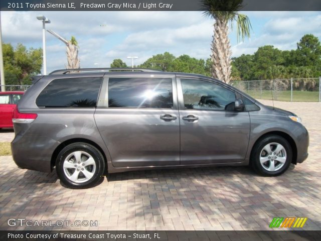2011 Toyota Sienna LE in Predawn Gray Mica