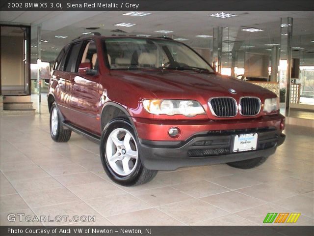 2002 BMW X5 3.0i in Siena Red Metallic