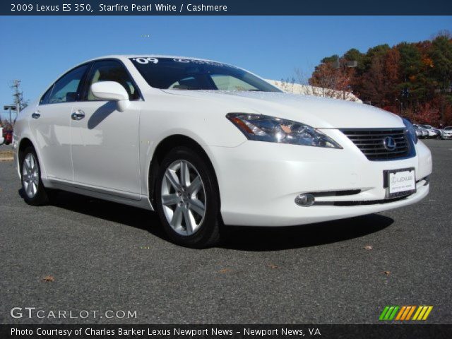 2009 Lexus ES 350 in Starfire Pearl White