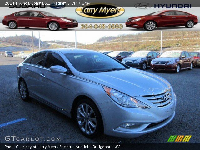 2011 Hyundai Sonata SE in Radiant Silver