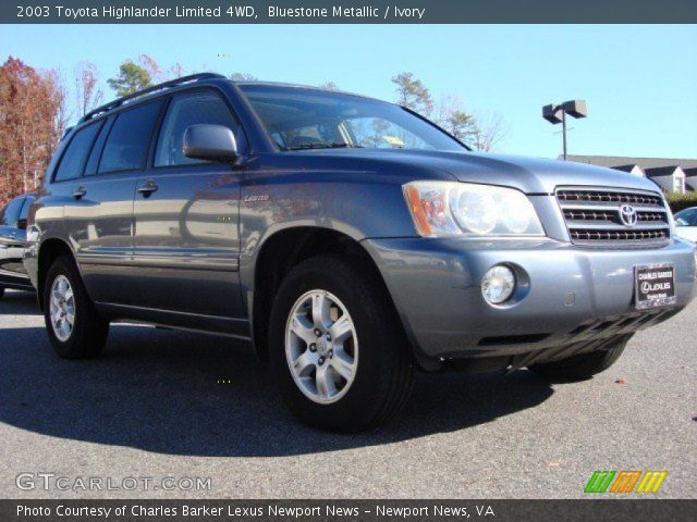 2003 Toyota Highlander Limited 4WD in Bluestone Metallic