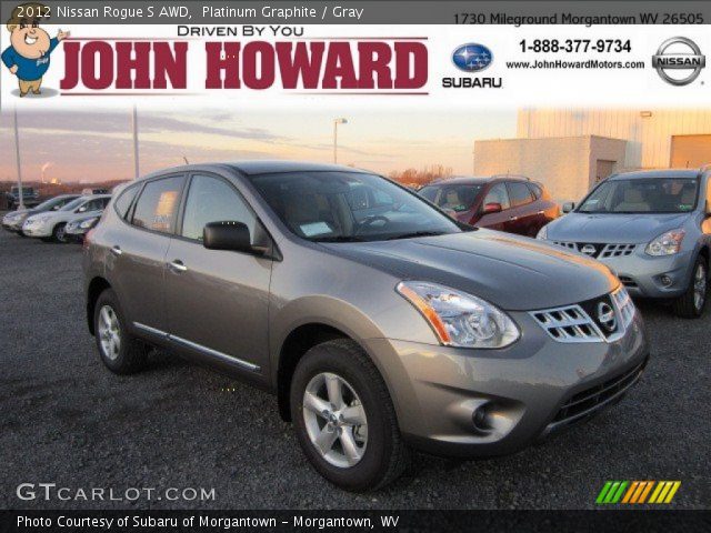 2012 Nissan Rogue S AWD in Platinum Graphite