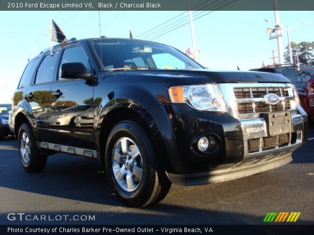 2010 Ford Escape Limited V6 in Black