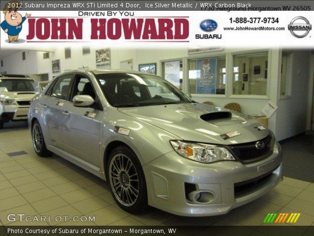 2012 Subaru Impreza WRX STi Limited 4 Door in Ice Silver Metallic