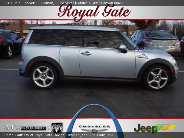 2010 Mini Cooper S Clubman in Pure Silver Metallic