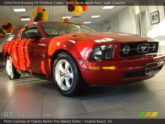 2009 Ford Mustang V6 Premium Coupe in Dark Candy Apple Red