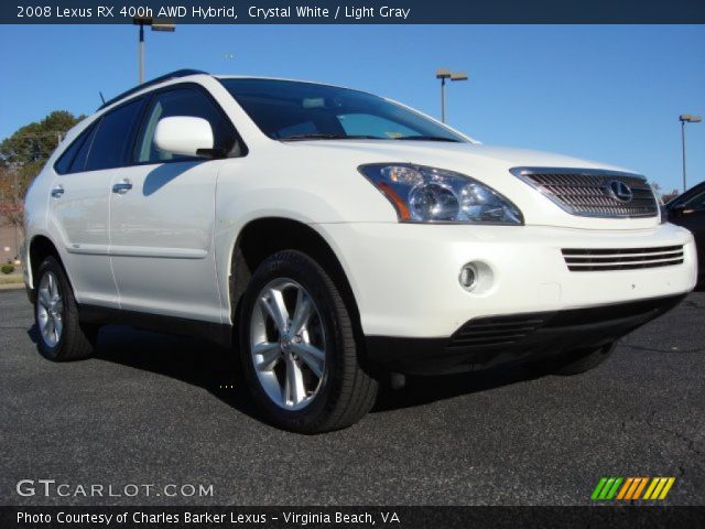 2008 Lexus RX 400h AWD Hybrid in Crystal White
