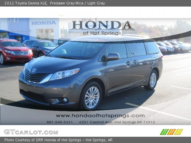 2011 Toyota Sienna XLE in Predawn Gray Mica