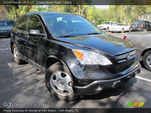 2009 Honda CR-V LX in Crystal Black Pearl