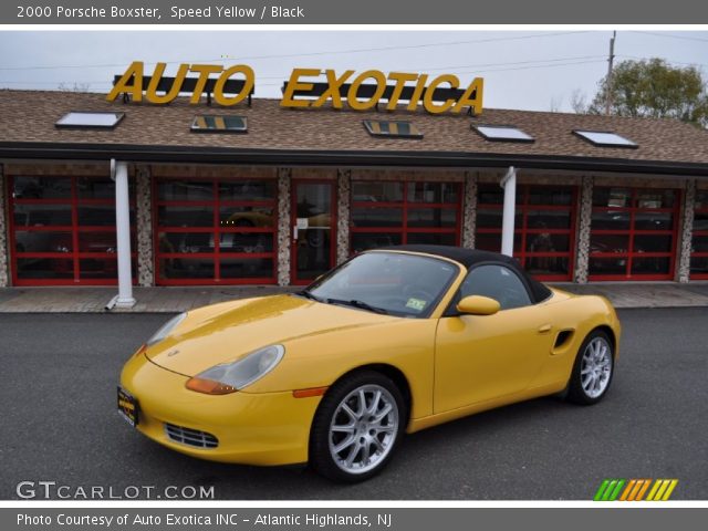 2000 Porsche Boxster  in Speed Yellow