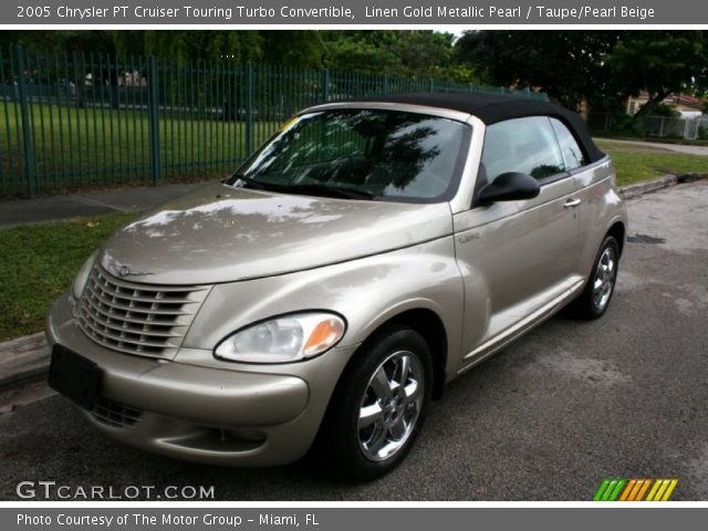 2005 Chrysler PT Cruiser Touring Turbo Convertible in Linen Gold Metallic Pearl