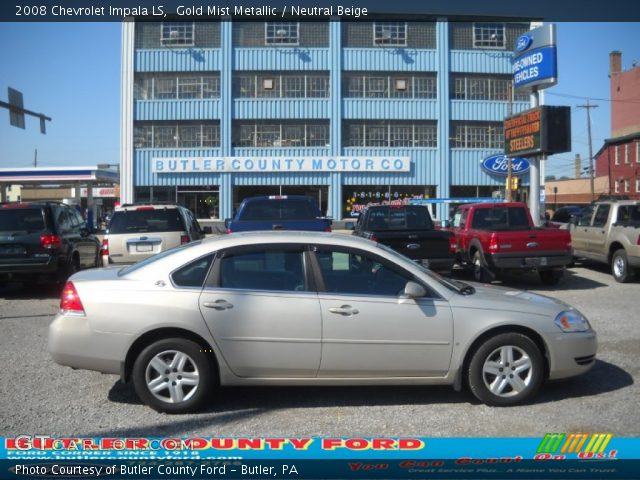 2008 Chevrolet Impala LS in Gold Mist Metallic