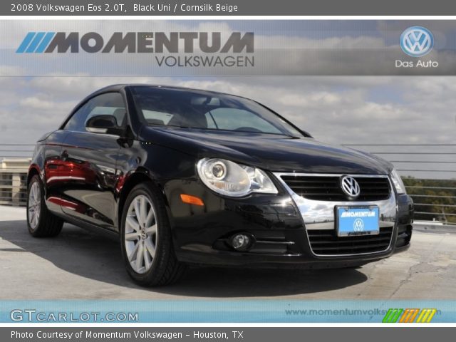 2008 Volkswagen Eos 2.0T in Black Uni