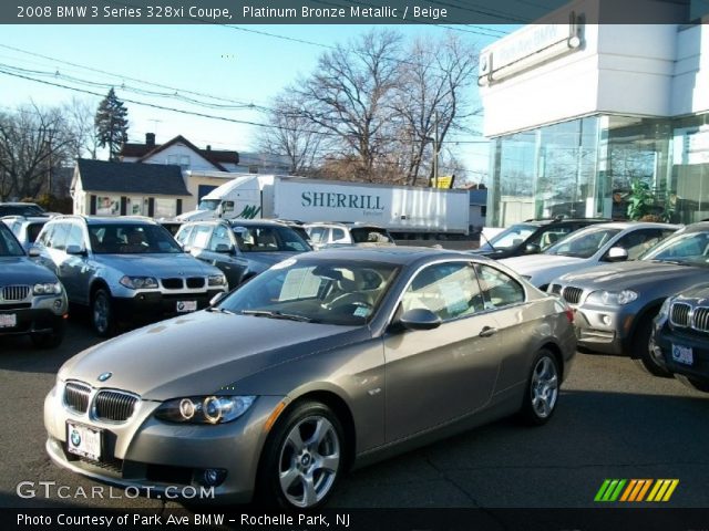 2008 BMW 3 Series 328xi Coupe in Platinum Bronze Metallic