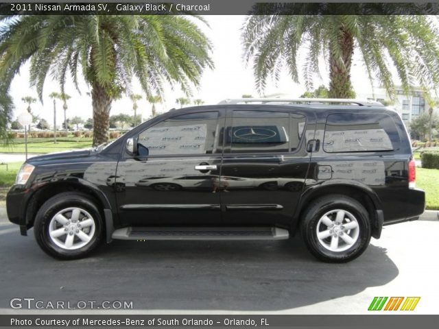 2011 Nissan Armada SV in Galaxy Black