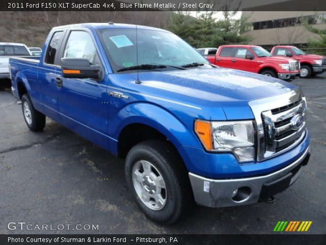 2011 Ford F150 XLT SuperCab 4x4 in Blue Flame Metallic