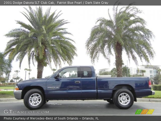 2001 Dodge Dakota SLT Club Cab in Patriot Blue Pearl