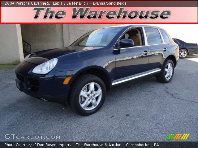 2004 Porsche Cayenne S in Lapis Blue Metallic