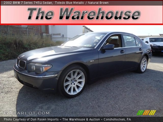 2002 BMW 7 Series 745Li Sedan in Toledo Blue Metallic