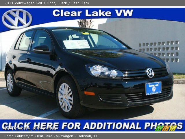 2011 Volkswagen Golf 4 Door in Black