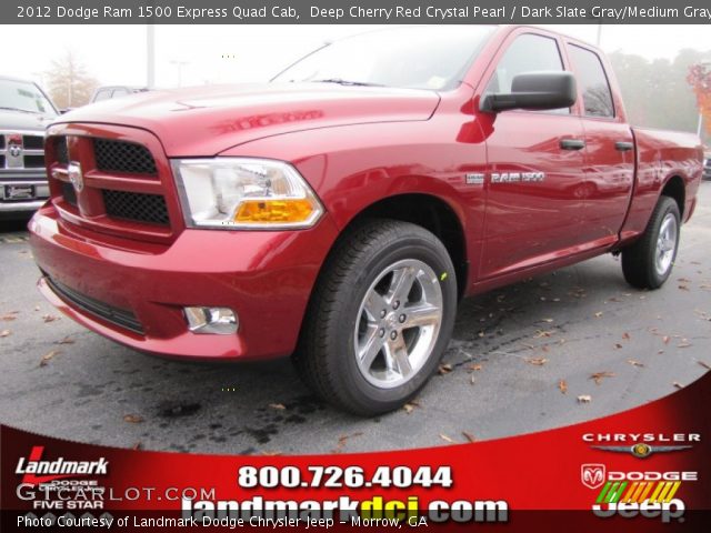 2012 Dodge Ram 1500 Express Quad Cab in Deep Cherry Red Crystal Pearl