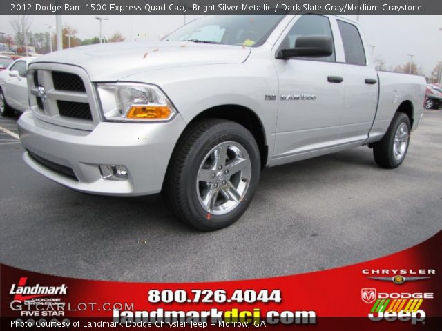 2012 Dodge Ram 1500 Express Quad Cab in Bright Silver Metallic