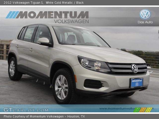 2012 Volkswagen Tiguan S in White Gold Metallic