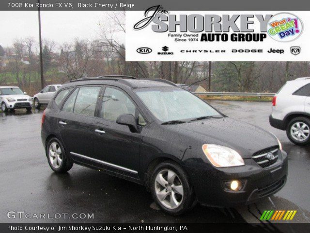 2008 Kia Rondo EX V6 in Black Cherry