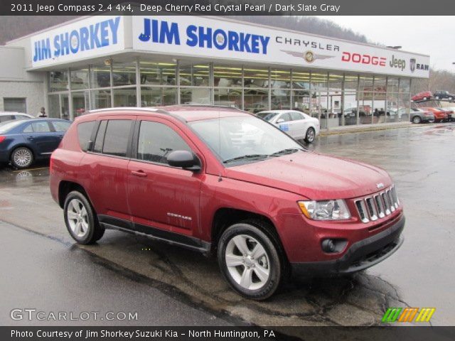 2011 Jeep Compass 2.4 4x4 in Deep Cherry Red Crystal Pearl