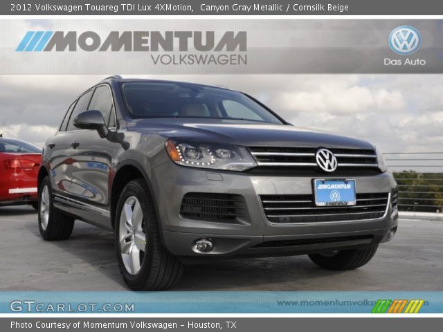 2012 Volkswagen Touareg TDI Lux 4XMotion in Canyon Gray Metallic