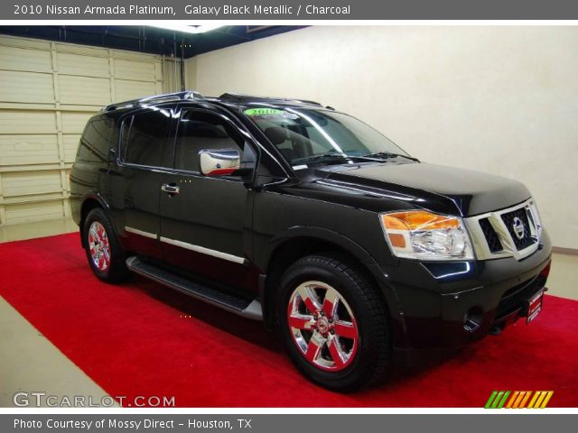 2010 Nissan Armada Platinum in Galaxy Black Metallic