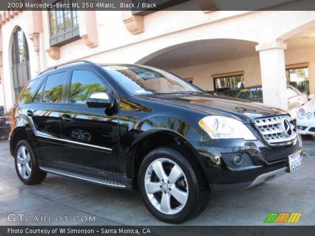 2009 Mercedes-Benz ML 350 4Matic in Black