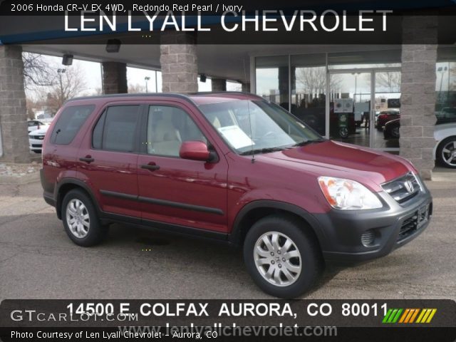 2006 Honda CR-V EX 4WD in Redondo Red Pearl