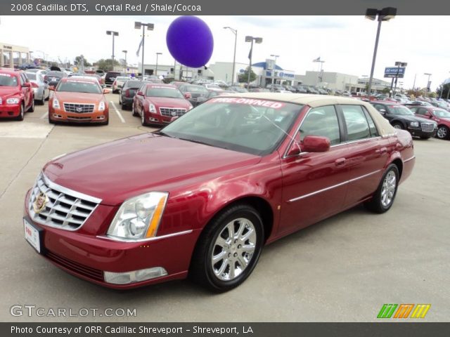 2008 Cadillac DTS  in Crystal Red