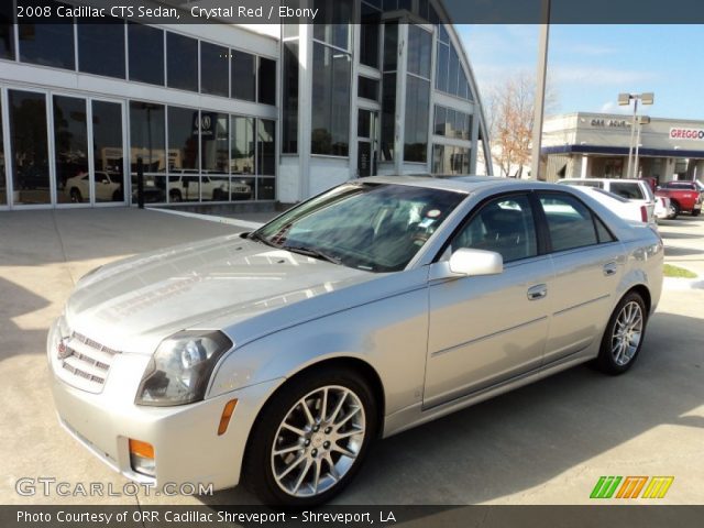 2008 Cadillac CTS Sedan in Crystal Red