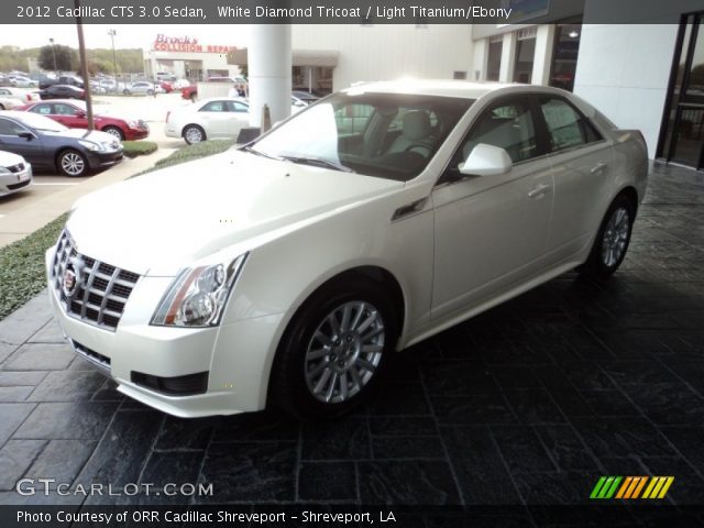2012 Cadillac CTS 3.0 Sedan in White Diamond Tricoat