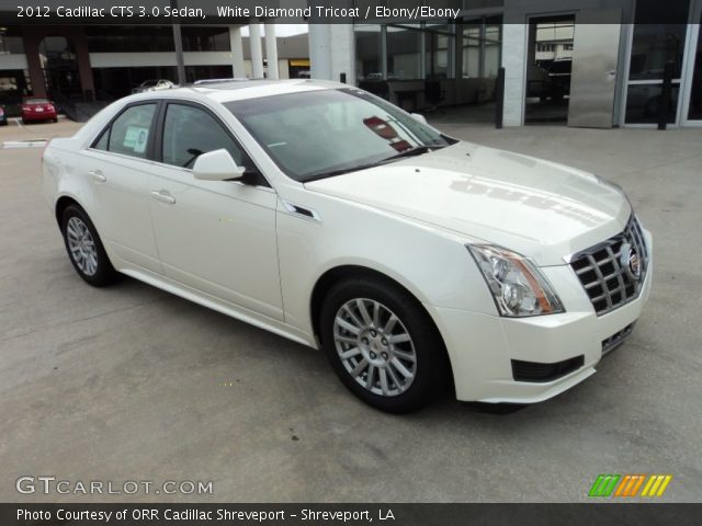 2012 Cadillac CTS 3.0 Sedan in White Diamond Tricoat