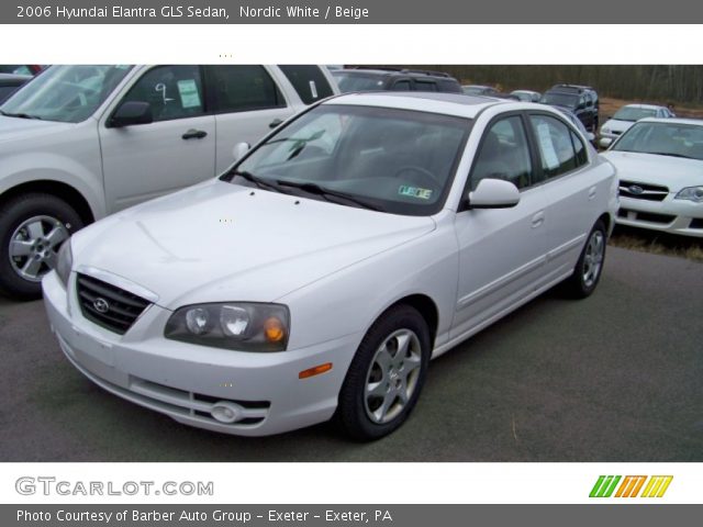 2006 Hyundai Elantra GLS Sedan in Nordic White