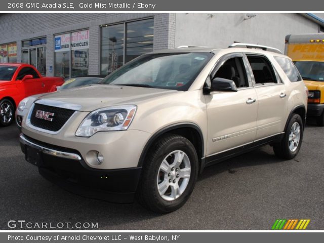 2008 GMC Acadia SLE in Gold Mist Metallic