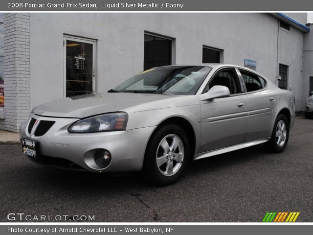 2008 Pontiac Grand Prix Sedan in Liquid Silver Metallic