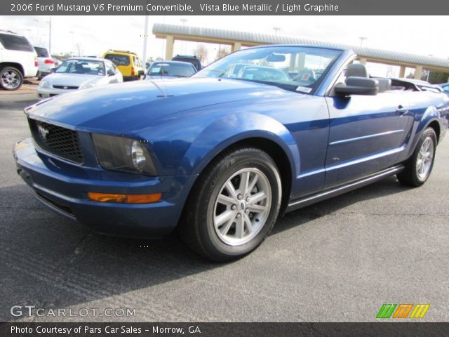 2006 Ford Mustang V6 Premium Convertible in Vista Blue Metallic