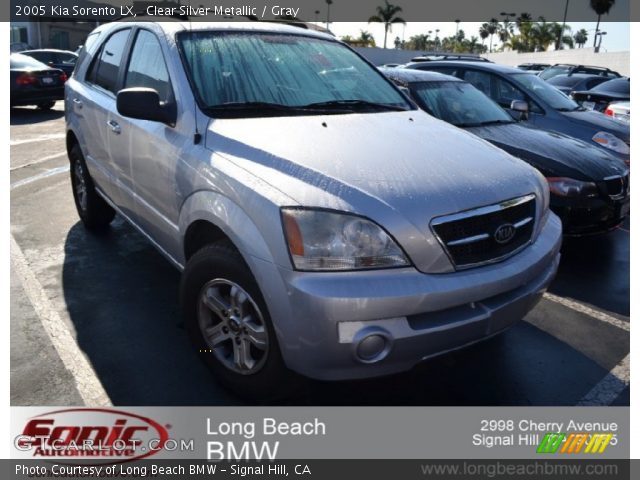2005 Kia Sorento LX in Clear Silver Metallic